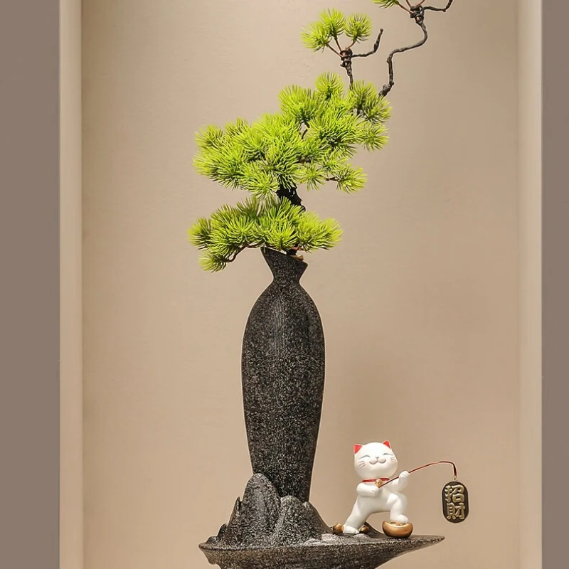 Entrance ornaments, high-end light luxury, high-end sense, implied decoration, handicrafts