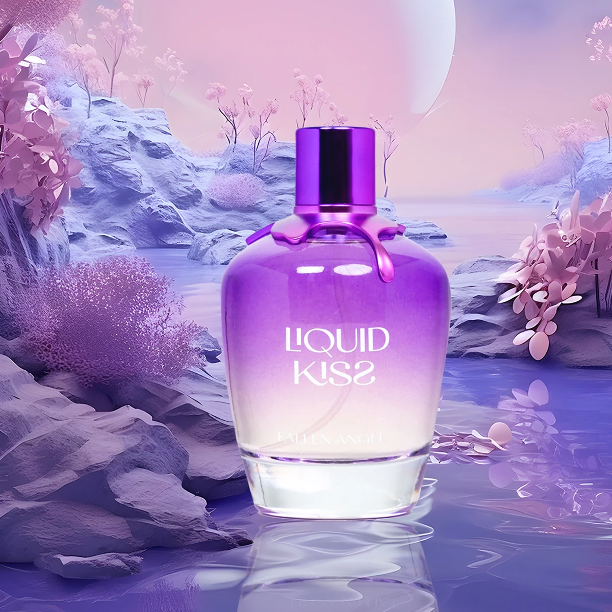 LIQUID KISS Eau De Parfum Spray for Women Floral Fruity Notes Sweet Fragrance for Ladies 3.4 Ounce FALLEN ANGEL Perfumes