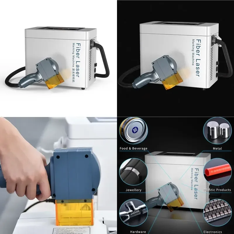 for Portable Mini Laser Marking Machine 20W 30W Fiber Laser Marking Machine QR code Laser Engraving Machine