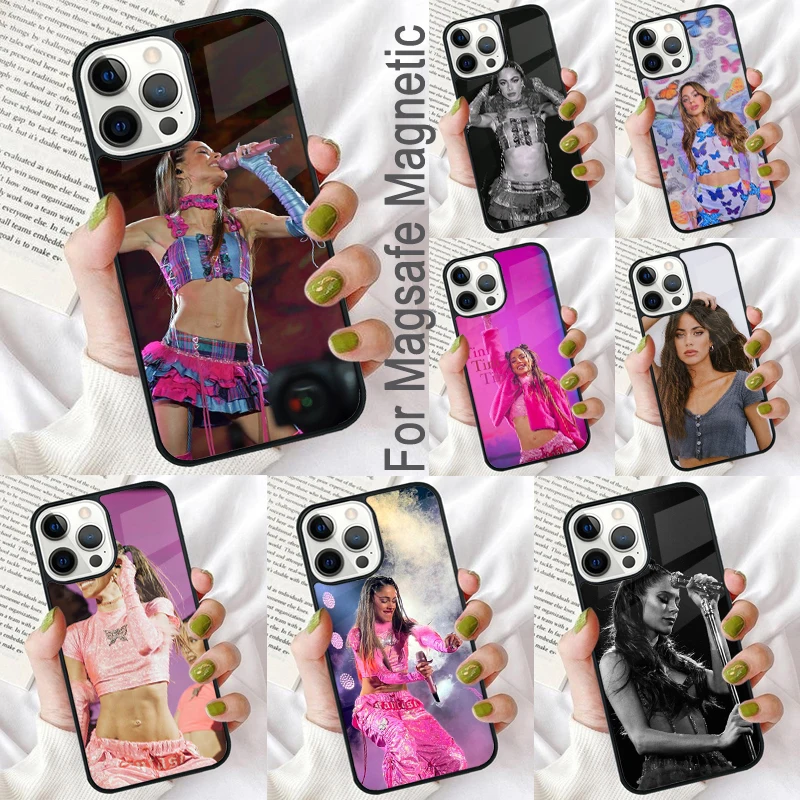 Martina Stoessel TINI Magnetic Soft Phone Case for iPhone 16 Promax 15 Pro 13 14 Plus 11 12 Mini MagSafe Coque