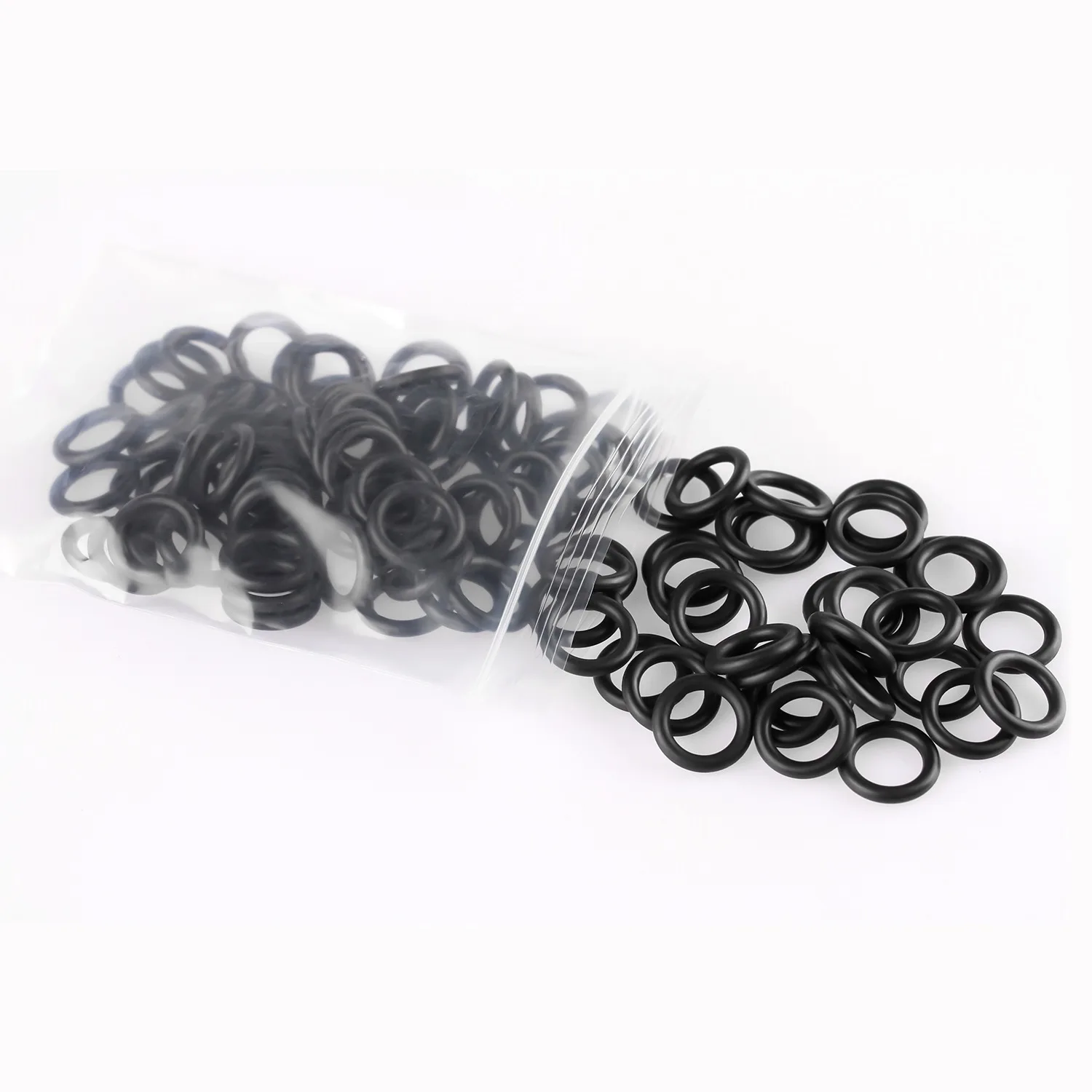 200pcs Silicone Soft O-Rings For Wrap Coil Tattoo Machine Gun Spring Accessories Supply view 2