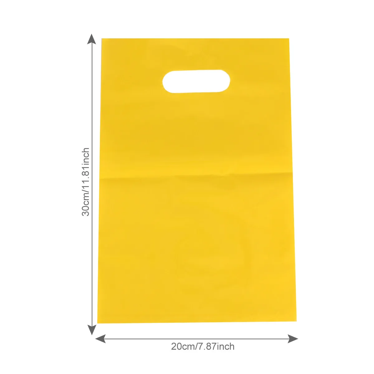 100Pcs Plastic Handheld Flat Bags Colorful Creative Design for Food Storage Gift Packaging Party Decoration Home Organization