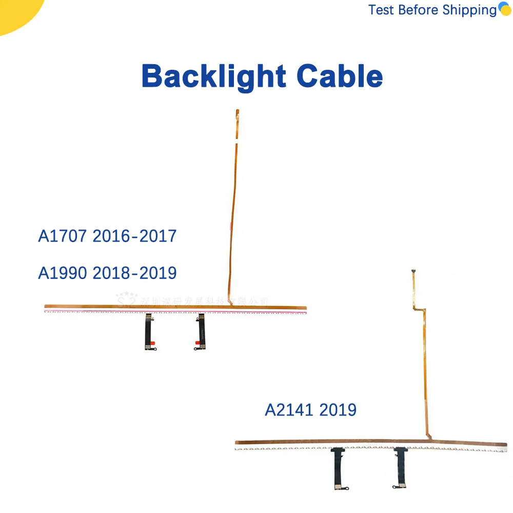 

New A1707 LCD Backlgiht Camera Cable For Macbook Pro Retina 15.4" A1990 16" A2141 Backlight Cable LCD LED Cable 2016-2019 Year