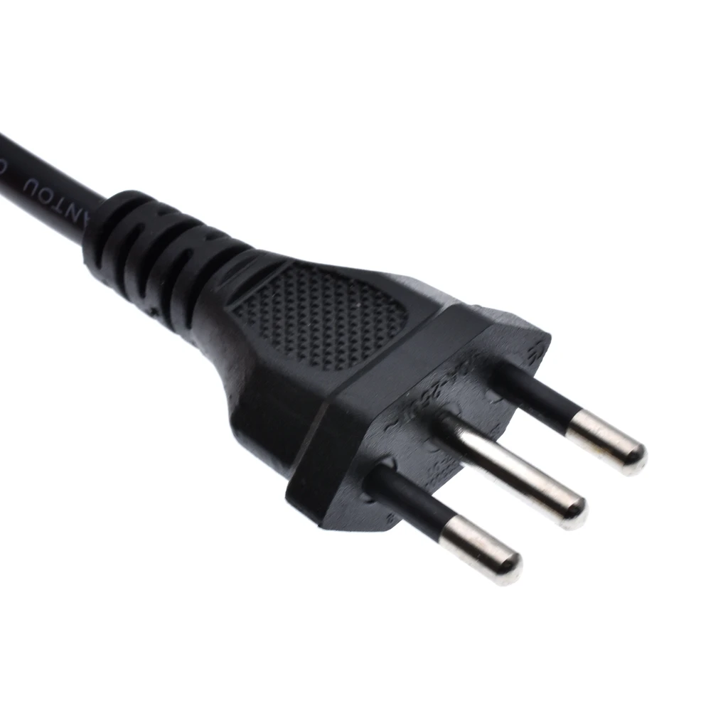 Image 3: Câble d'alimentation italien à 3 broches vers IEC C13, rallonge d'alimentation ca, 1.5m, 5 pieds, cordon d'alimentation, indice de protection 10a, 250V