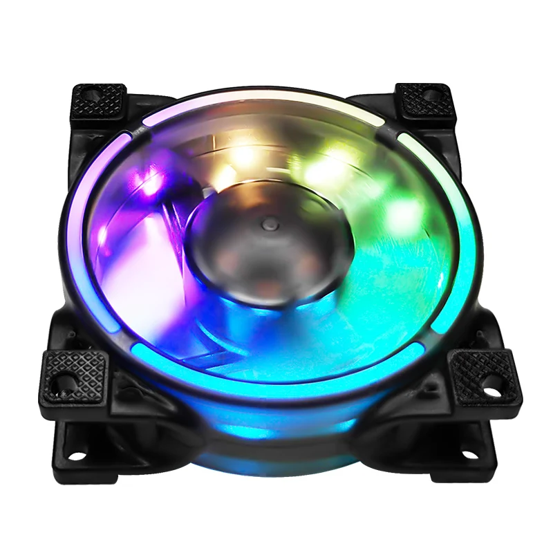 JUMPEAK 8025 80mm Computer Case Fan Magnetic Bearing ARGB Sync 4Pin PWM 8cm PC Cooling System CPU Radiator Cooler RGB Fan