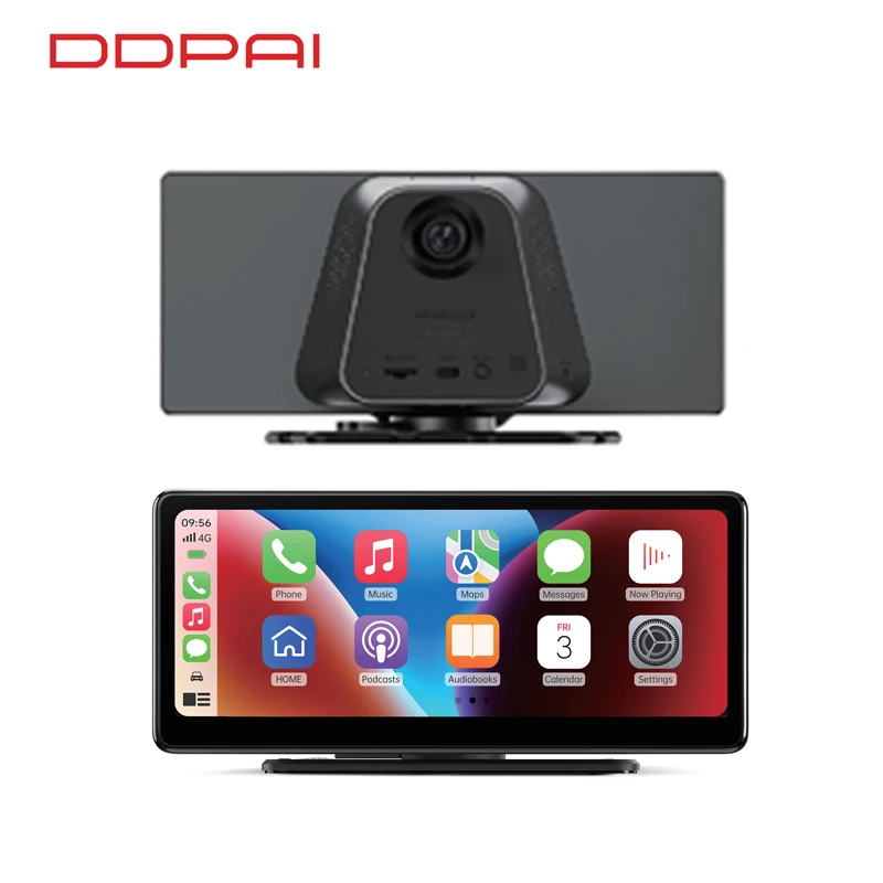 人気デザインDDpai M5Sカーステレオ8.9インチ超クリアタッチスクリーン2K超広角録画カーステレオDVDプレーヤー（アプリ付き）
