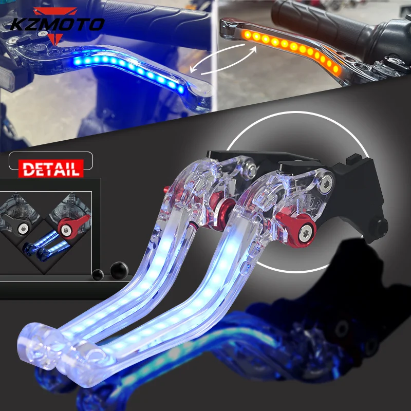 NEW Short Motorcycle Always-on Turn Signal Light Brake Clutch Levers For ADV150 ADV 150 2019-2020 Motorcycle Handle Lever bar