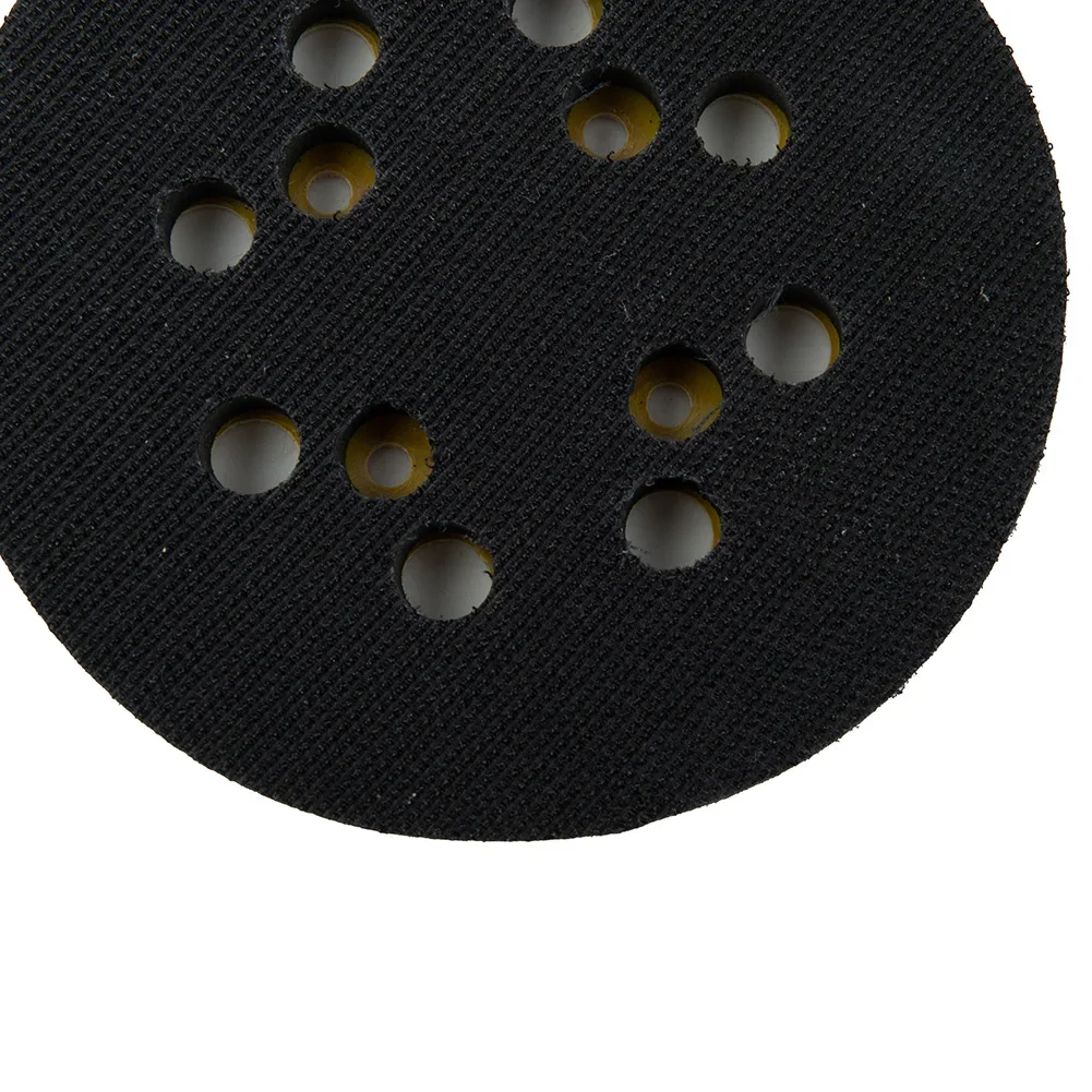 5 Inch Diameter Backing Pad With 8 Hole Vacuum Design For Porter Cable R/O Sanders Secure Threaded Mount For Paper Grip