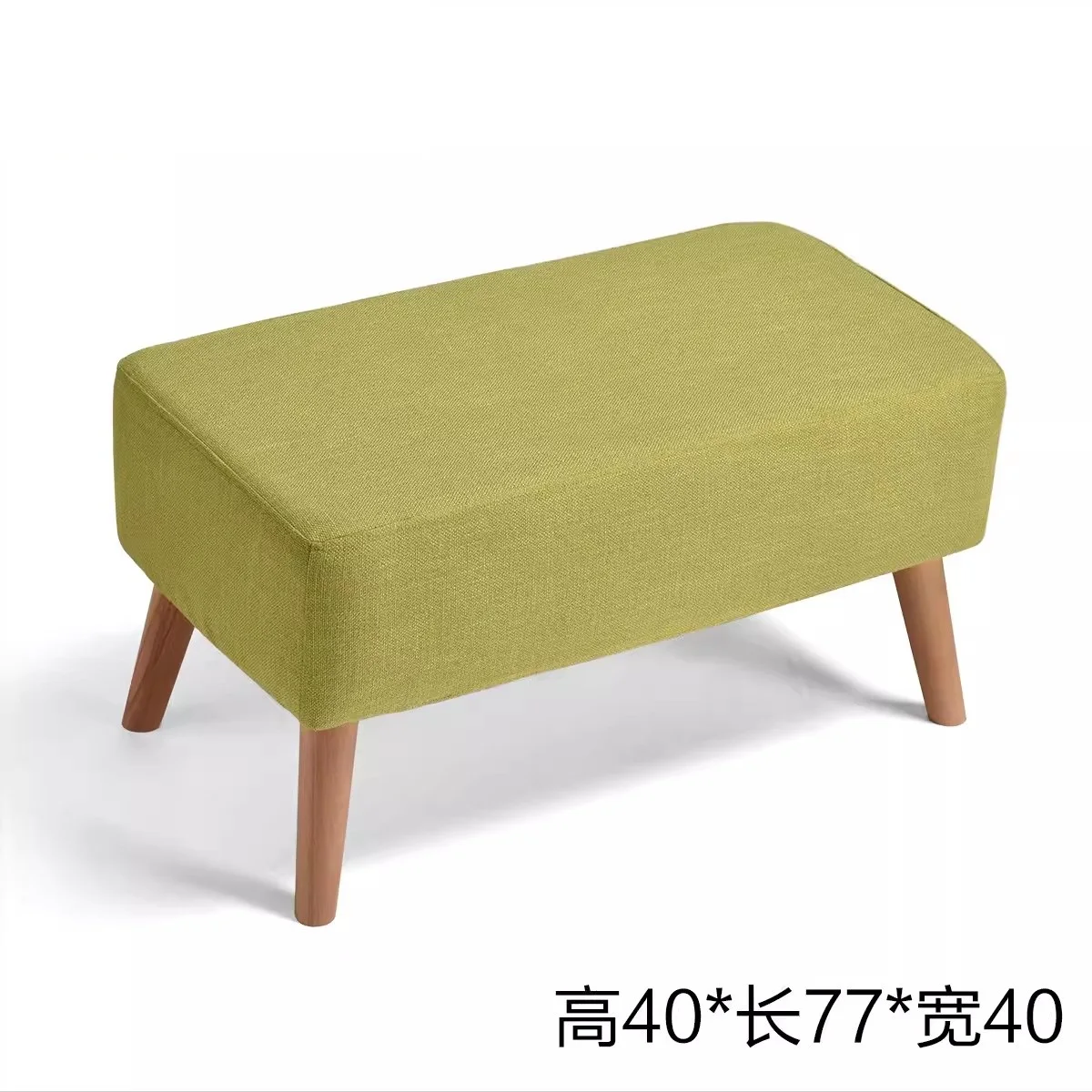 Solid Wood Clothing Store Sofa Stool, Dressing Bed Bench, Test Shoes Small Long Stool