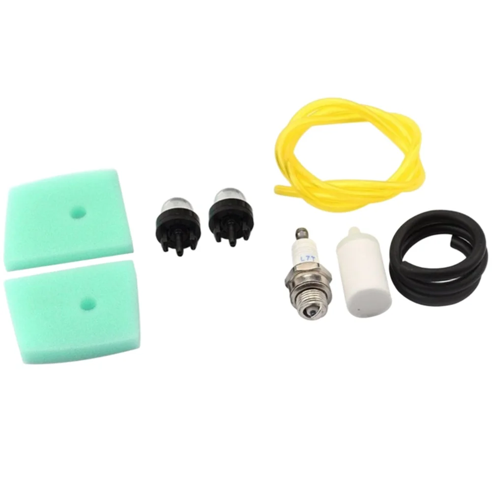 Air Filter Fuel Line and Fuel Filter Kit Compatible with 123L 223L 322L 323L Trimmer for Routine Engine Maintenance
