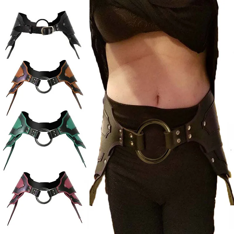 

Medieval Renaissance Leather Faulds Large Ring Belt Ranger Knights Thigh Protector Gothic Tasset Armor Waist Protection For LARP