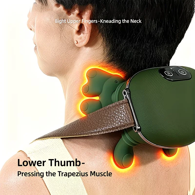 

Professional Kneading Massager, for The Neck, Back, Shoulders And Legs | for Home And Office | Ideal Gift for Friends And Family