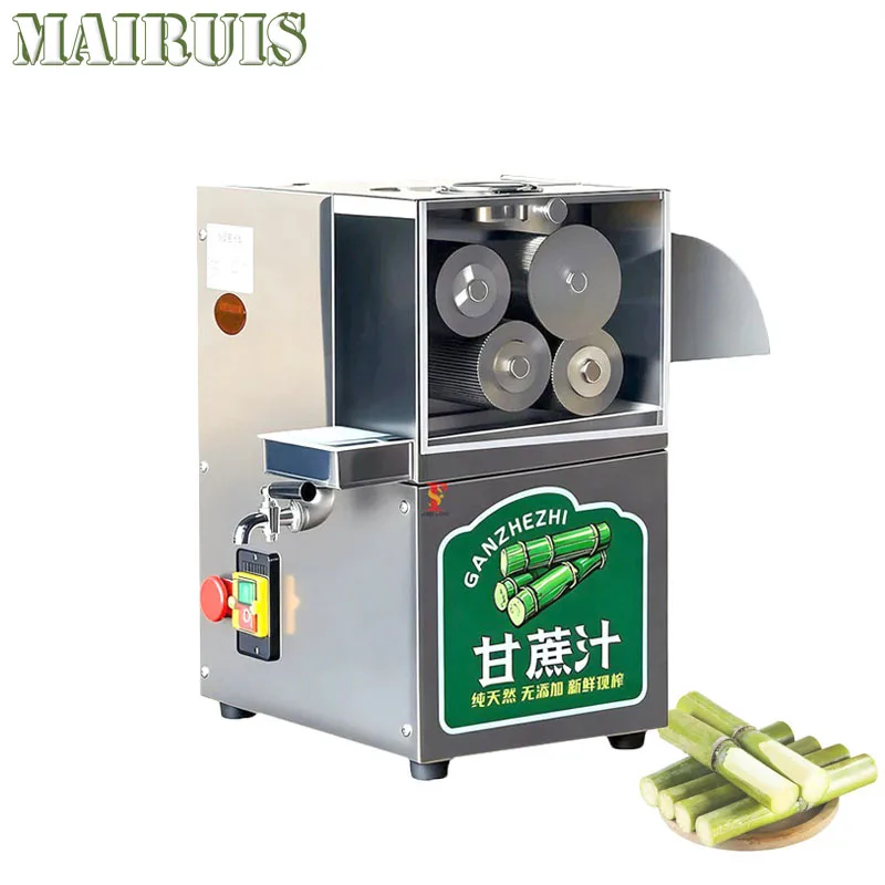 

4-роликовая соковыжималка для сахарного тростника из нержавеющей стали, соковыжималка для сахарного тростника, машина для обработки экстракции