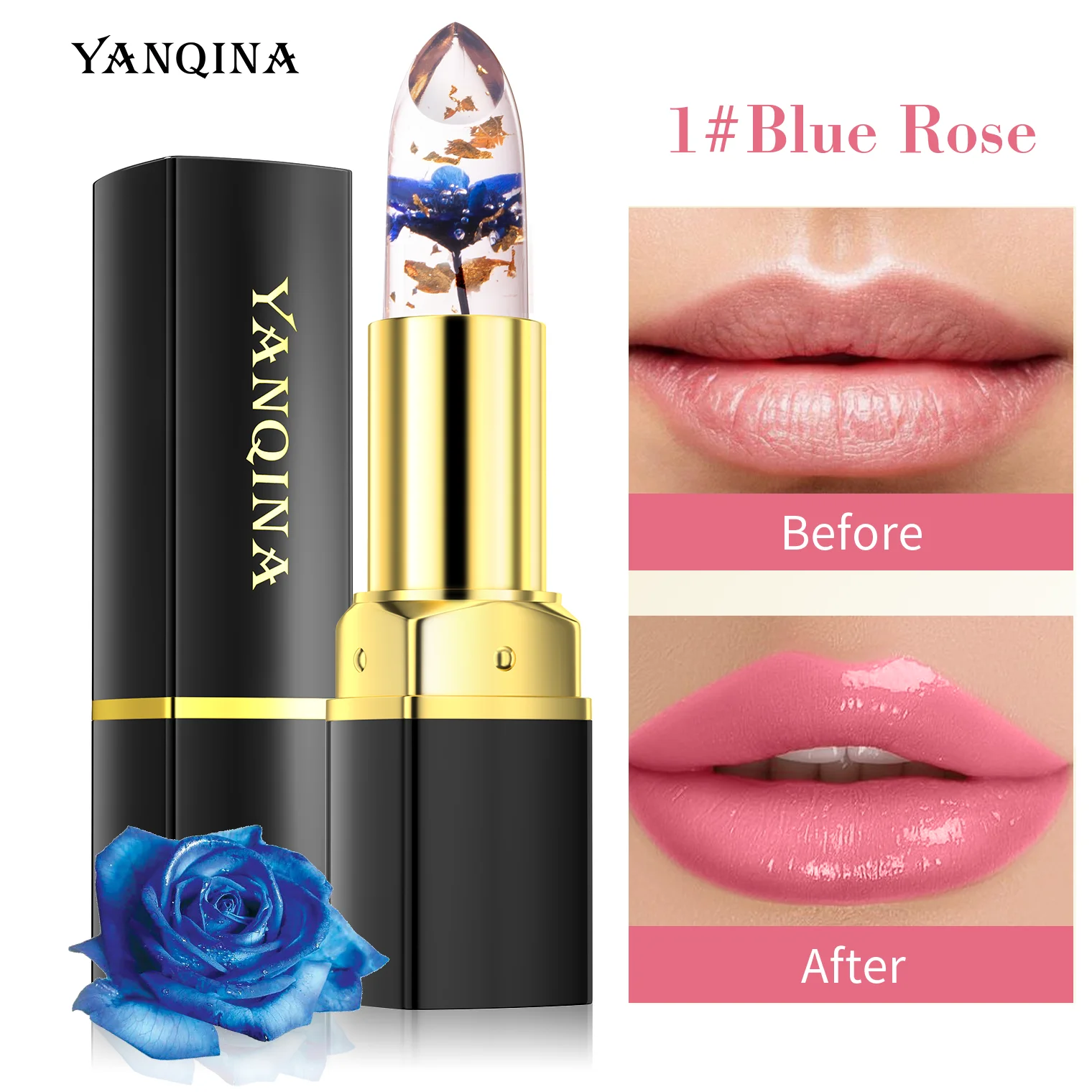 

Color Changing Jelly Lipstick Lasting Temperature Changing Lipstick Moisturizing Magic Changing Flower Lip Balm Lips Makeup