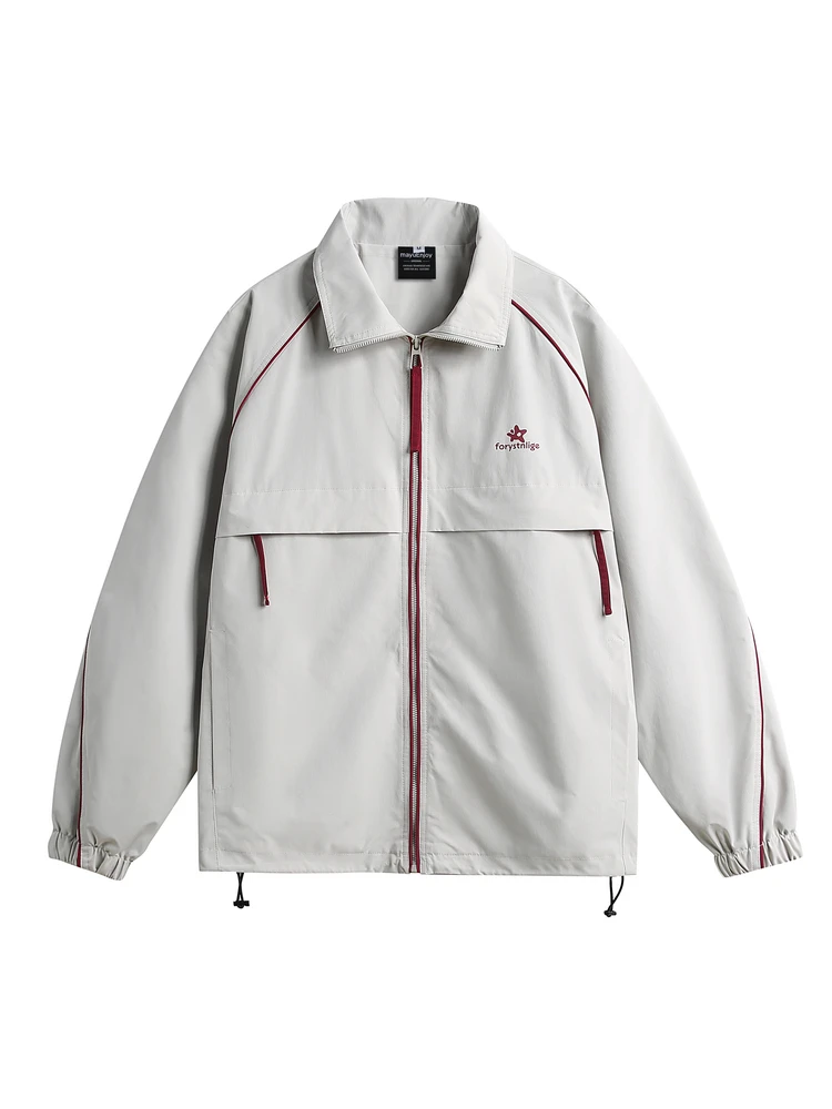 

MayuEnjoy American Sle Повседневная ор Jaet Верхняя одежда для пар Модная спортивная одежда из полиэфирного волокна Long Sve Dstring Bot