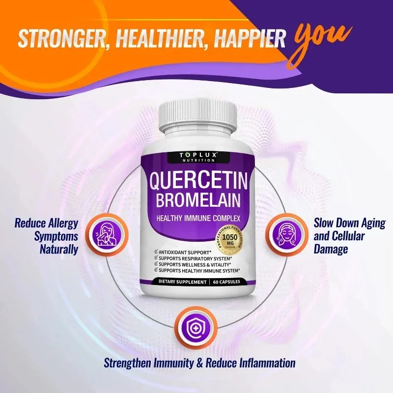 Капсулы с кверцетином и бромел – обзор и цена Wellness Quercetin