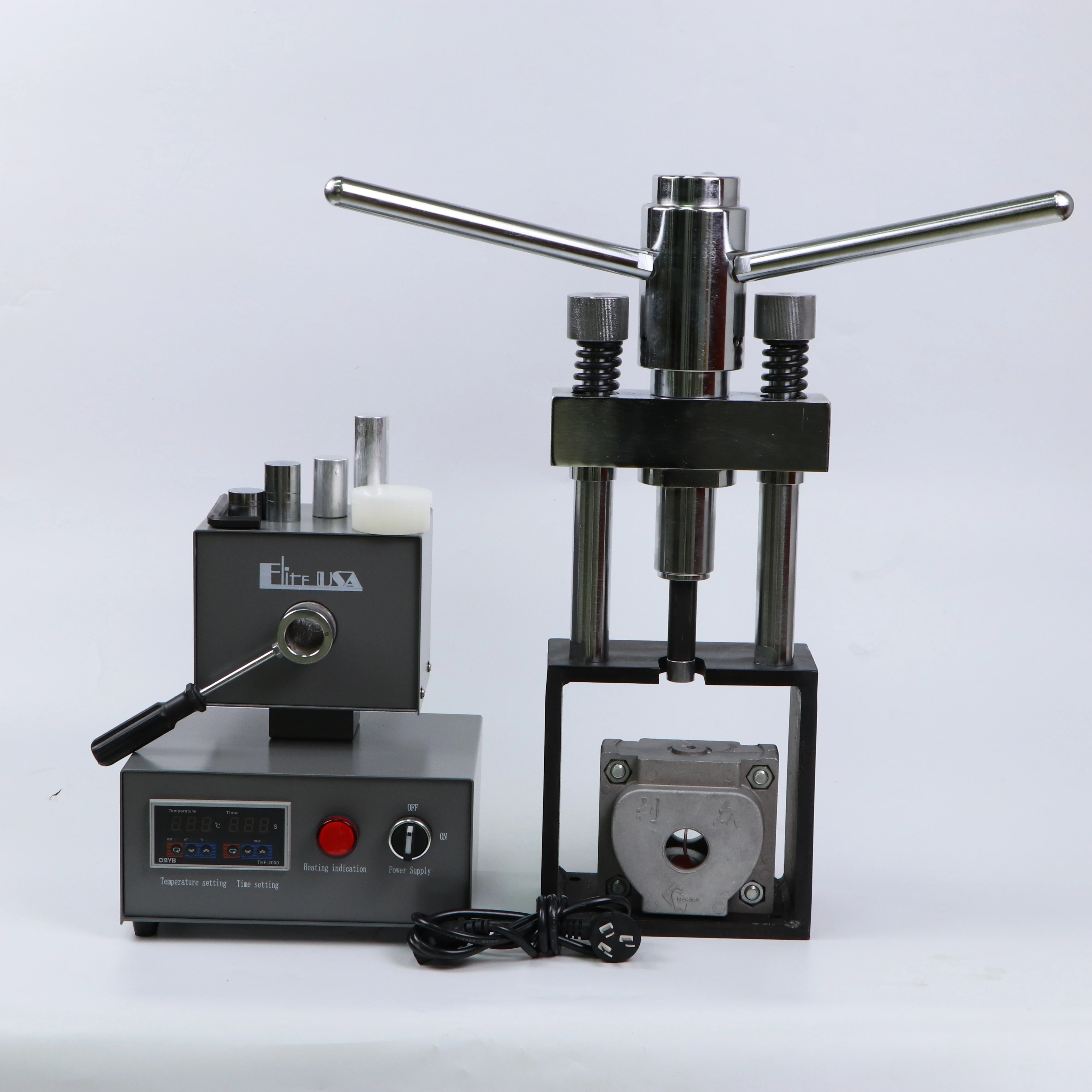 Dental Denture Injection Machine for Flexible Partial Dentures Split Type with Heating Pot Dental Lab Equipment