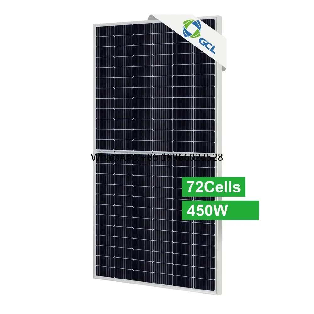 

Solar panel 9BB half cell mono 420w 430w 440w 450w solar module 144 cells monocrystalline 450 watt gcl solar for Europe USA