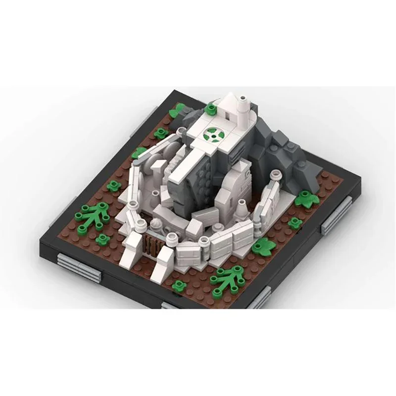 Ringen Film YcMoc Bouwstenen MINI De Witte Stad Model Technologie Bricks DIY Middeleeuwse Tijden LOTR Kasteel Kinderen Speelgoed Geschenken