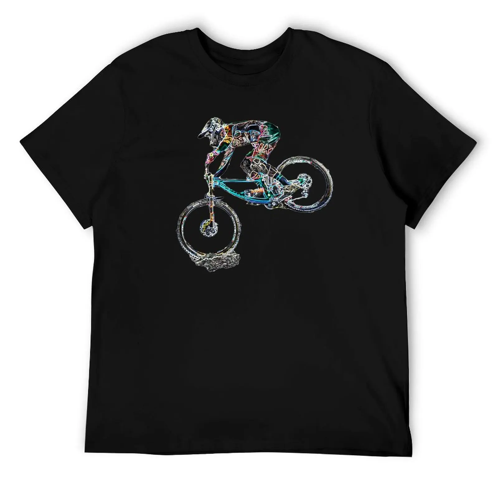 

downhill mountain biking T-Shirt t shirts for man slim fit t shirt man designer T-Shirt