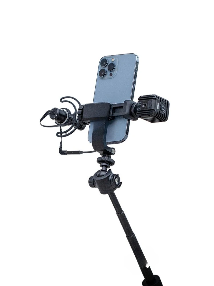 

Mobile phone clip Mobile phone camera Hot shoe mouth fixing bracket Live broadcast
