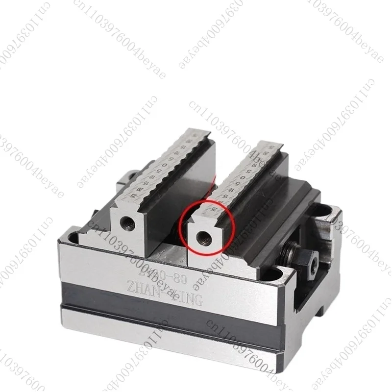 

High-precision Four-turn Table Fixture Self-centering CNC Vise CNC Machining Center Concentric Flat-nose Pliers 0.03MM