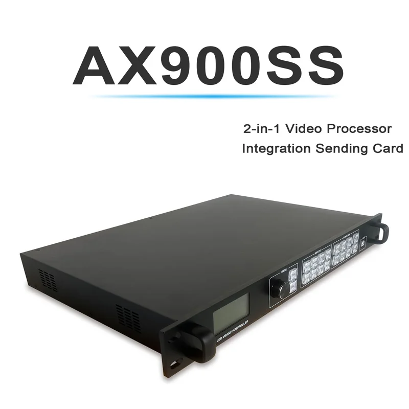 

AX900SS full color LED Video Controller inset novastar MSD600 Send card 2 SDI Seamlessly Screen Support USB Seamless Switching