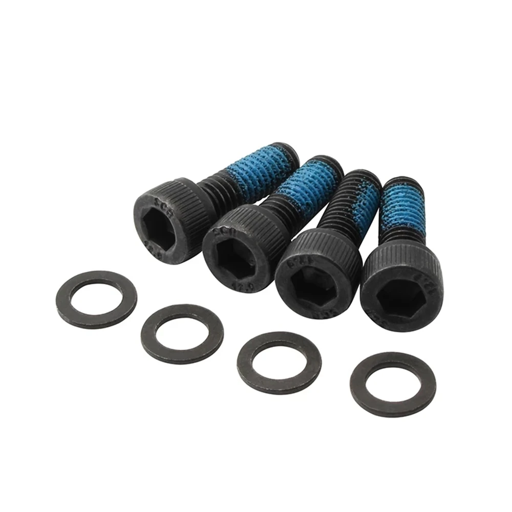 Bike Parts 4Pcs Brake Caliper Mount MTB M6*18/35mm Brake Screws Adapter Screw Screw Bolts Brake