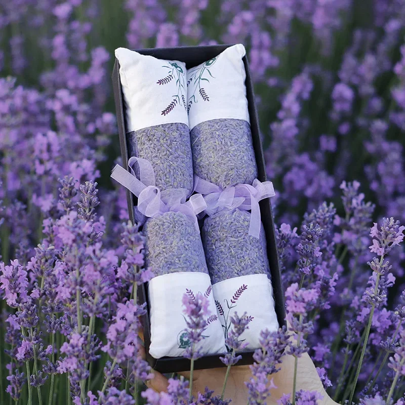 200g Dreid Lavender Flowers Sachets 5A Grade Natural Dried Lavender Sachets Fragrance Sachet for Closet Drawer Bedroom