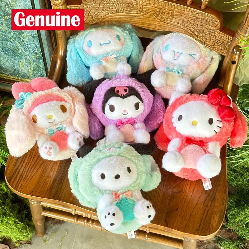

Подлинная Sanrio Hello Kitty Melody Happy Series, модная кукла, слепая коробка, 2025 г., оригинальные загадочные декоративные украшения, игрушка, рождественский подарок