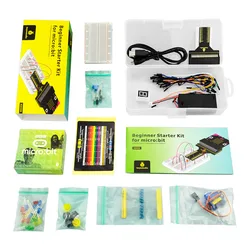 keyestudio Basic/Beginner Micro Bit V2 Starter Kit For BBC Micro:Bit Kit DIY Projects STEM Education Programming Kit For Kids