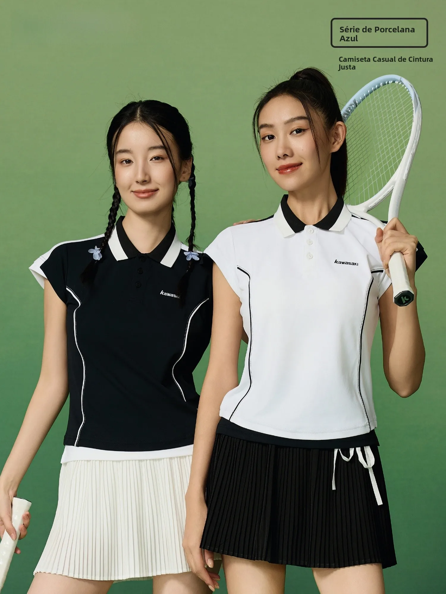 ropa-deportiva-de-badminton-camiseta-de-manga-corta-para-mujer-estilo-universitario-cuello-con-bloques-de-color