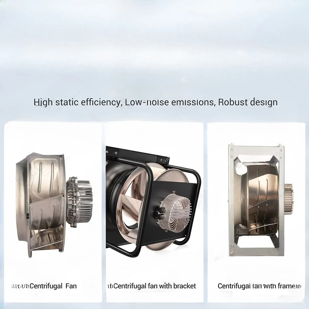 High Quality 310mm Centrifugal Fan Ball BLEC External Rotor Motor EC Backward Ventilation Exhaust Fans OEM Customizable