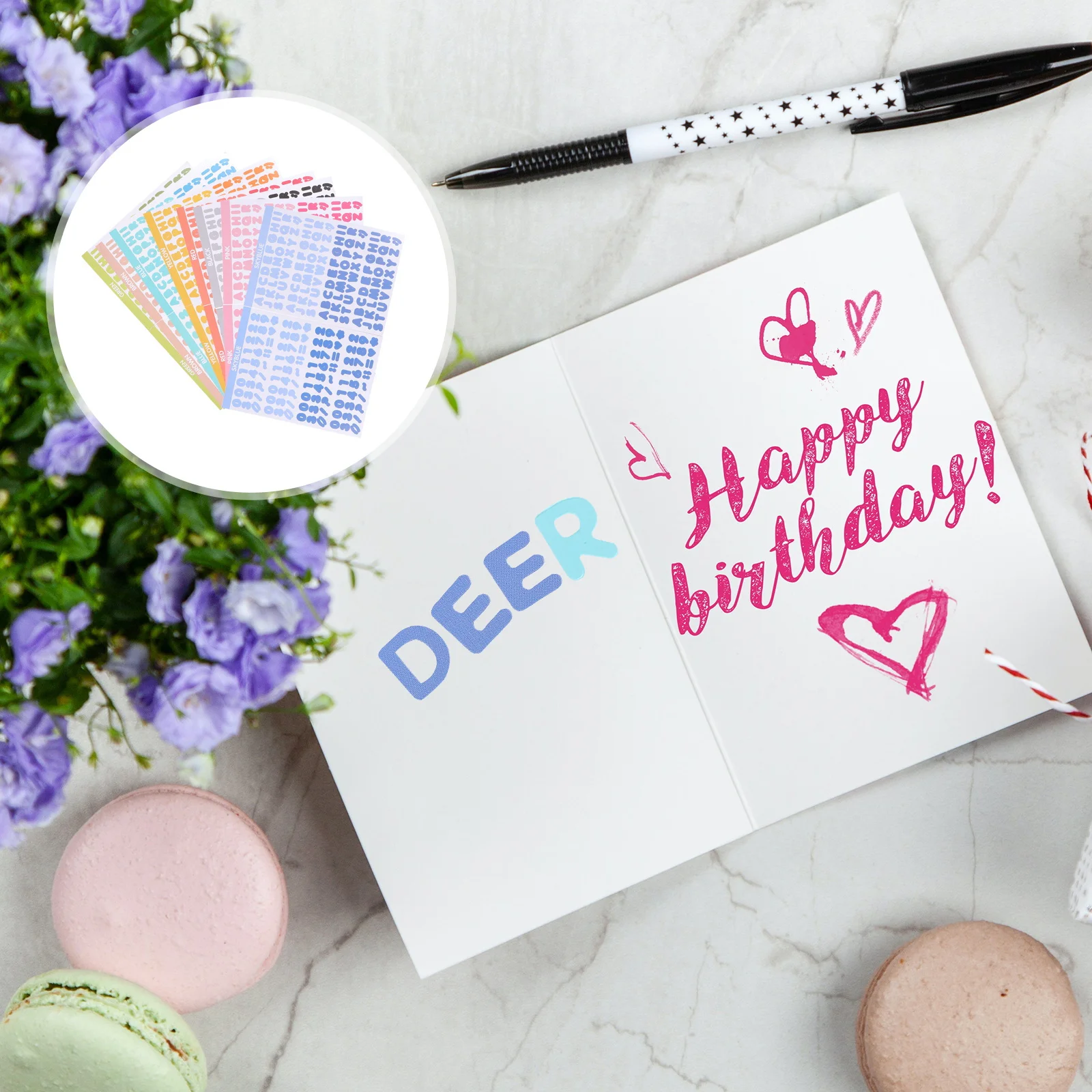 

16 листов ярких наклеек с буквами, наклейки с алфавитом для творческого скрапбукинга, ремесленных проектов, самоклеящиеся бумажные этикетки для карт