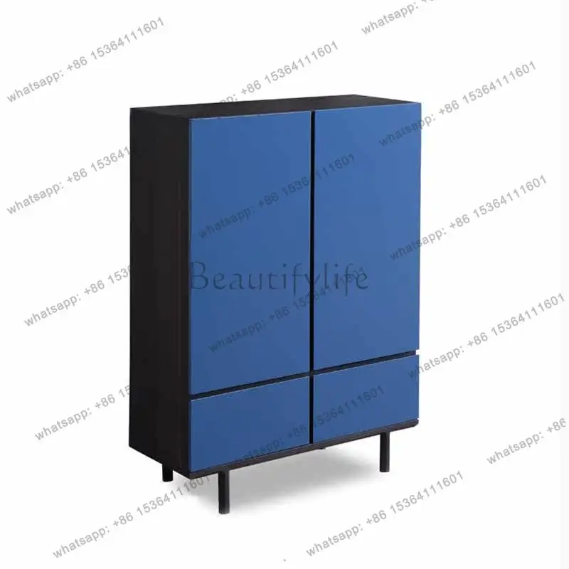 

Italian minimalist dining side porch cabinet decoration designer style shoe cabinet furniture living room