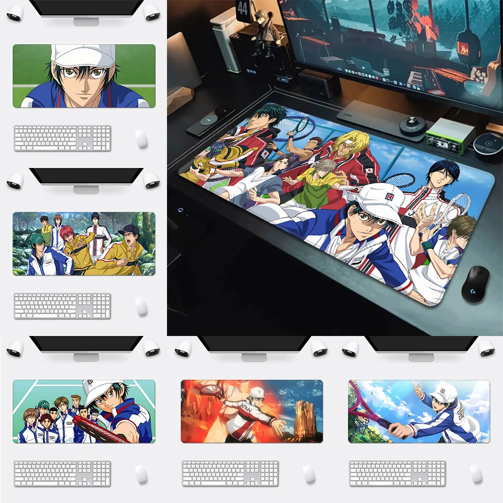 Prince of Tennis Mousepad HD Printing Computer Gamers Locking Edge Non-slip Mouse Pad XXL90x40cm Keyboard PC Desk Pad