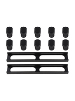 1set Planing Stop Board For 19/20mm Hole Workbench Fixing Clamp Baffle Plate Woodworking Table Limit Card Non-slip Quick Release