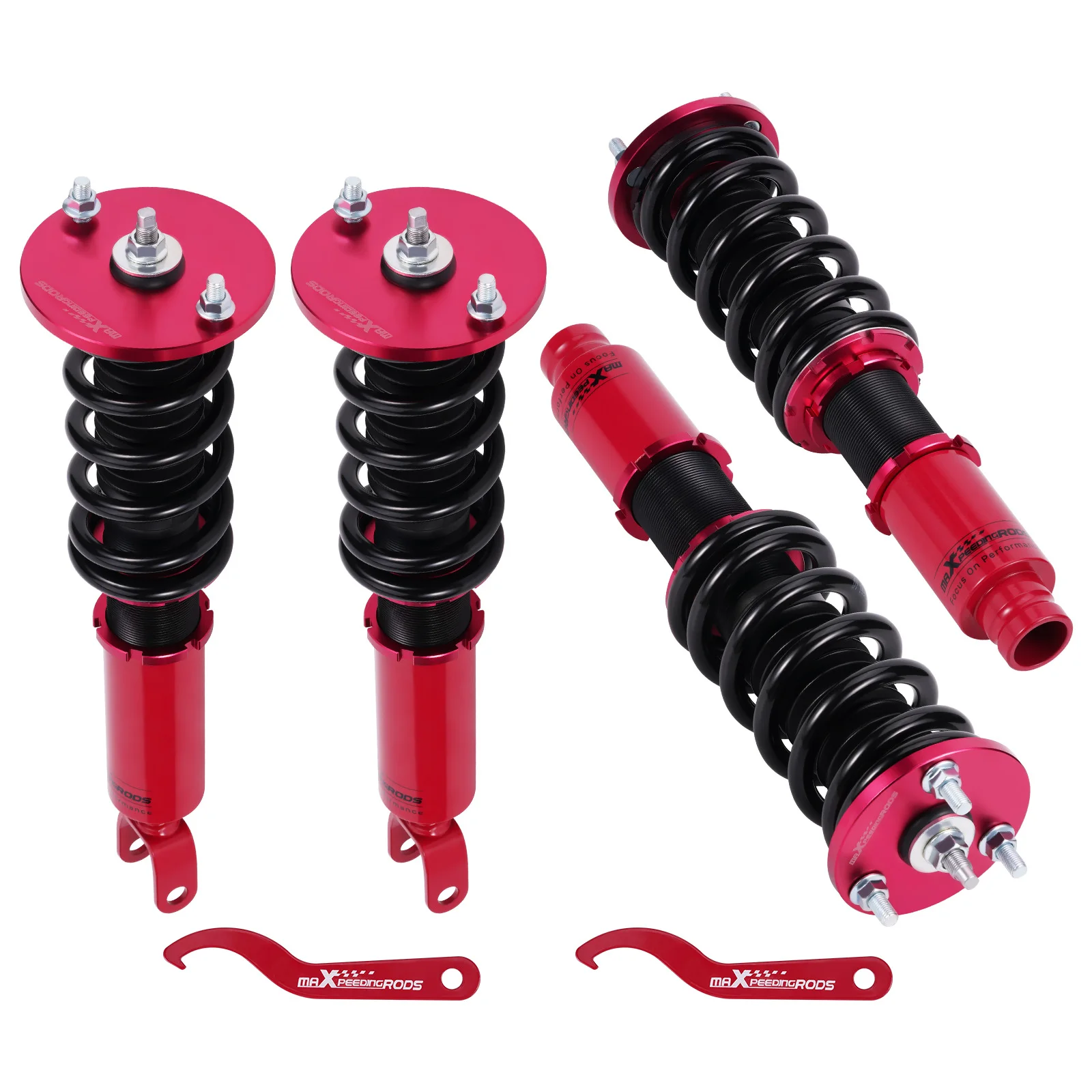 Full Coilover Kits For Honda Accord 90-97 CB CD Acura Shock Struts Adj. Height Shock Absorber Suspension Front Rear