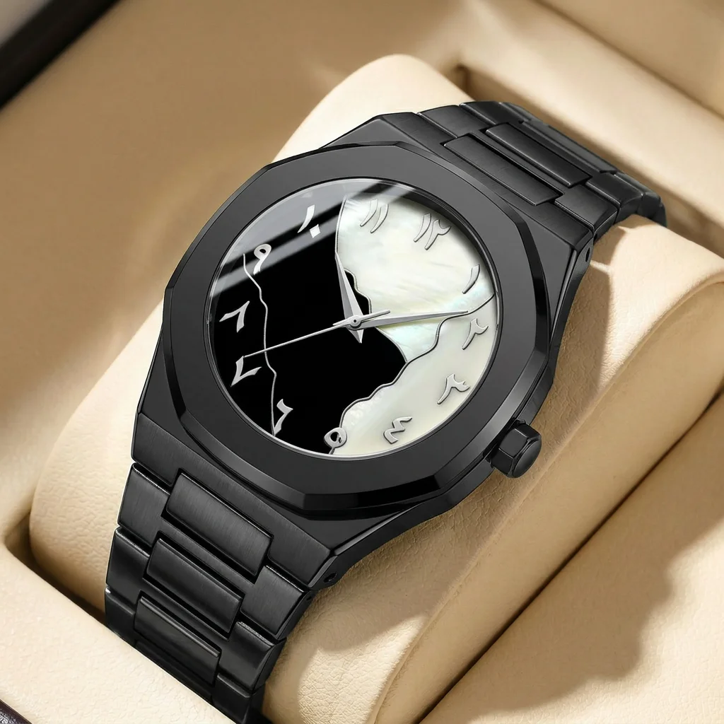 1Pcs Women's Black Dial Silicone Strap Vintage Fashion Classic Fashion Details Quartz Watch For Business Party Holiday