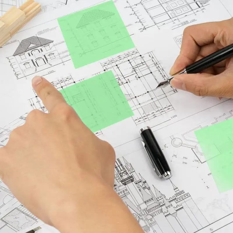 Clear Sticky Notes Pad Transparent Sticky Notes For Office School Message Reminder Clear Reusable Sticky Note For Books Message