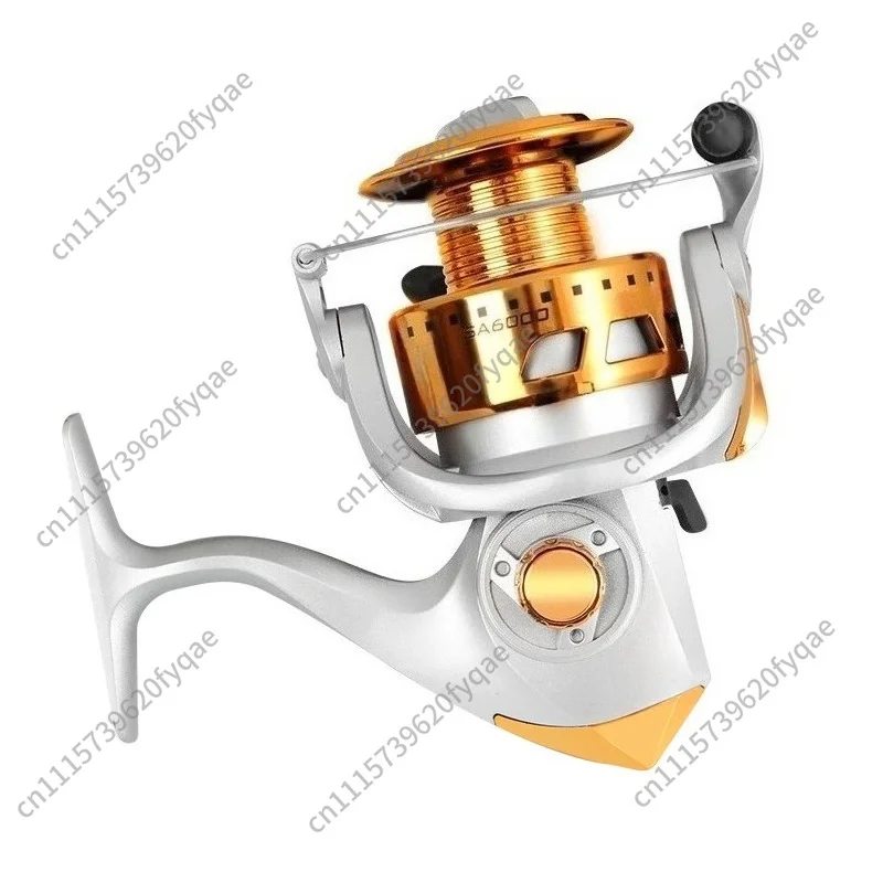 Electroplating head wheel fishing line wheel fishing wheel rock sea rod set fishing rod set