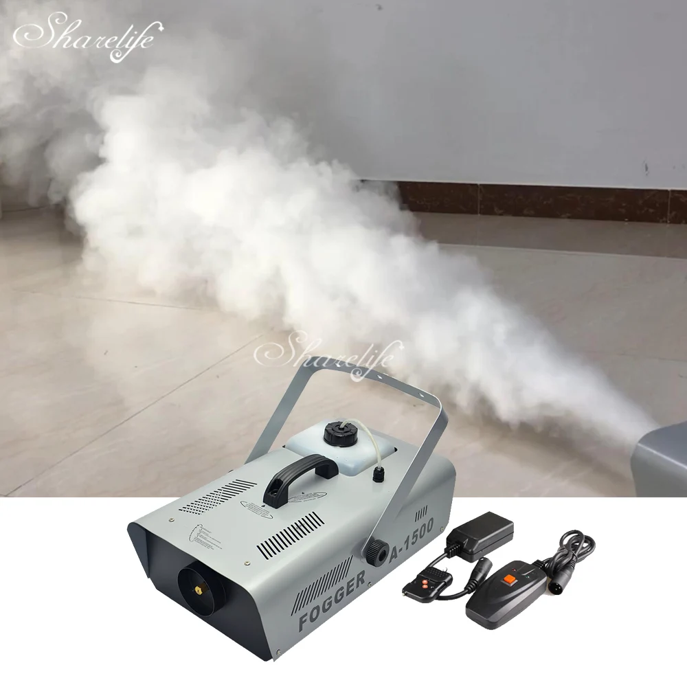 

Sharelife 110V 1500W White Smoke Fog Machine for LED Show Effect Stage Lighting DJ Equipment A1500