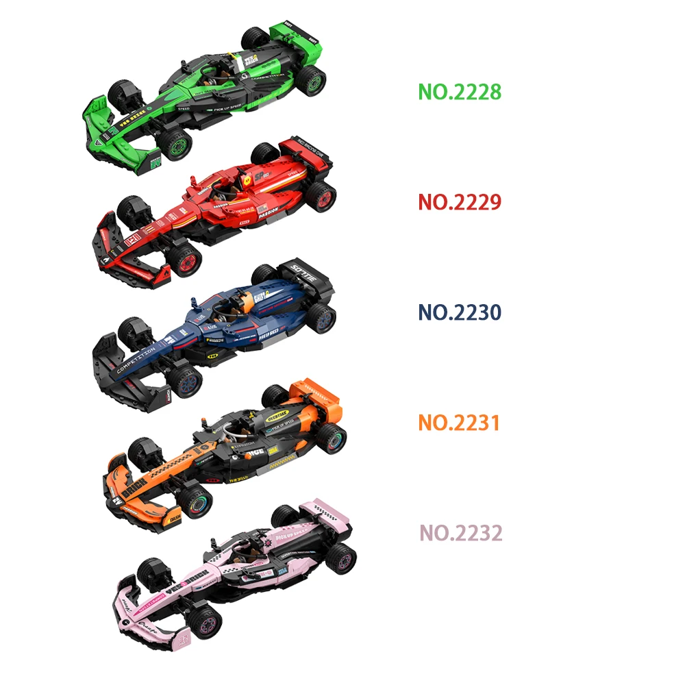 WLtoys F1 Auto da corsa Building Blocks Sport Drift Velocità telecomandata Veicolo Mattoni Giocattolo per bambini Regali festival