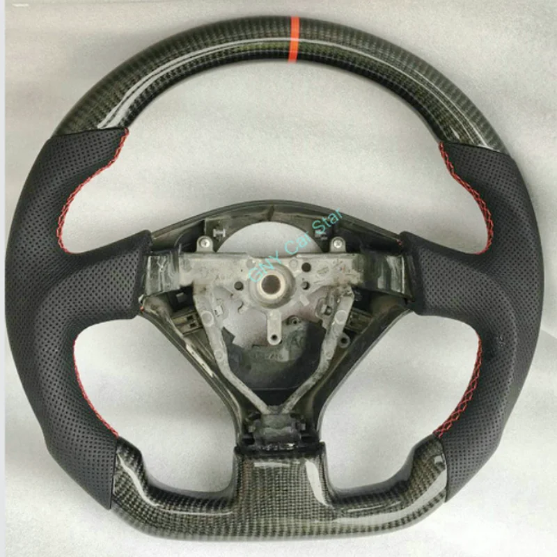 

100% Real Carbon Fiber Car Steering Wheel For 2005-2007 Subaru Impreza Legacy WRX