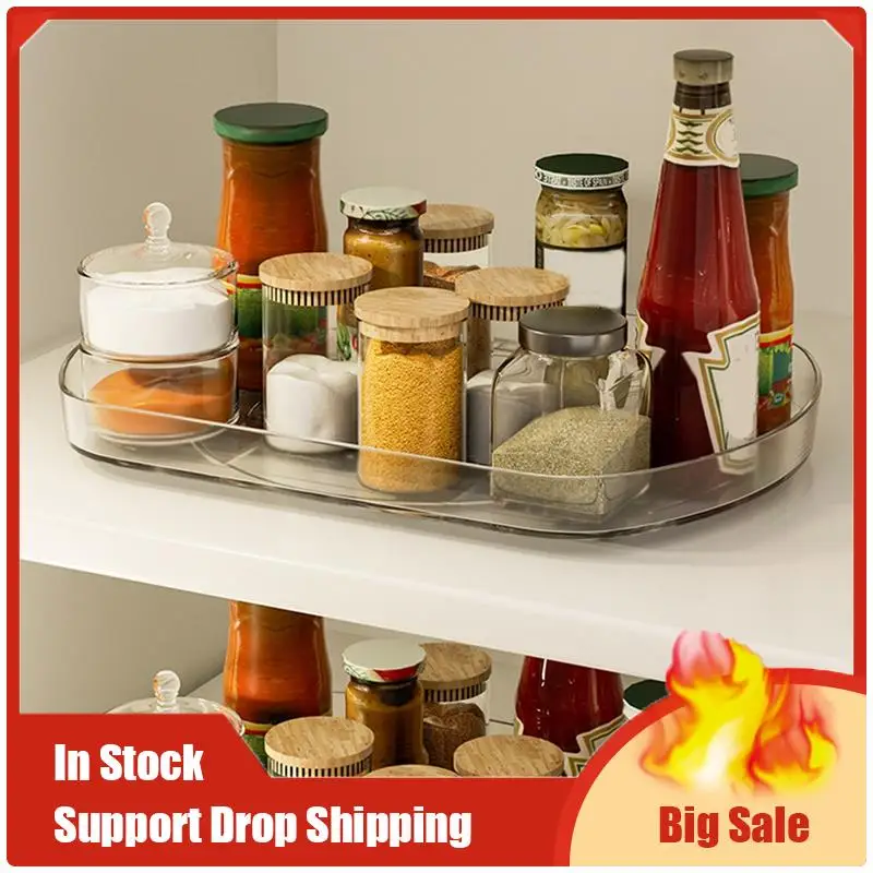 냉장고 용 보관 턴테이블, 투명 회전 냉장고 게으른 수잔 턴테이블 주최자, 식료품 저장실 캐비닛 용