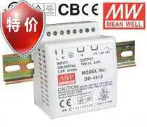 [24V2A] Three-year genuine quality warranty Taiwan Mean Well DR-4524 DIN-rail switch power supply ordinary voltage regulation