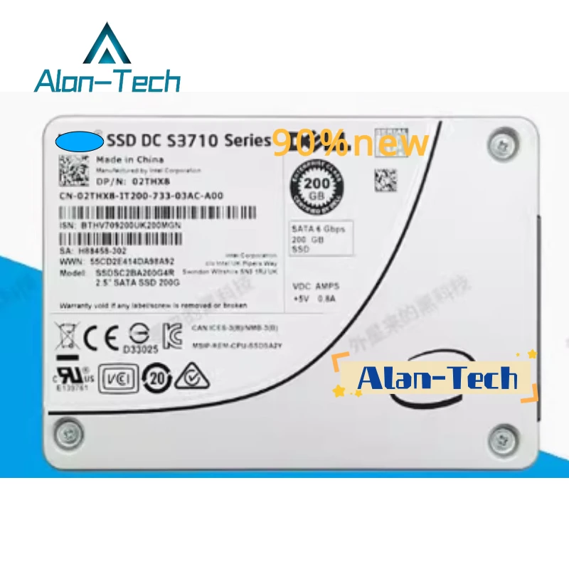 ساتا SSD D لـ I-tel D-ell ، سلسلة DC S3710 ، من من من من من نوع sigb ، ssata ، sdsc2800g4 ، إصدار G ، جديد