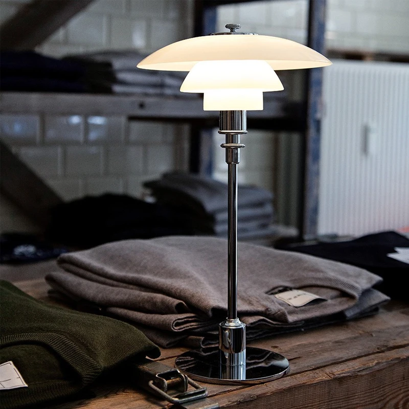 

Danish desk lamp 2025 new model table light luxury high-end modern LED PH all-copper design bedroom decoration bedside lamp
