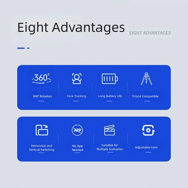 P01 Smart 360° Auto Tracking Shooting Gimbal Selfie AI Camera Recognition Body Face Follow Live Shoot Phone Stand for Vlog Video