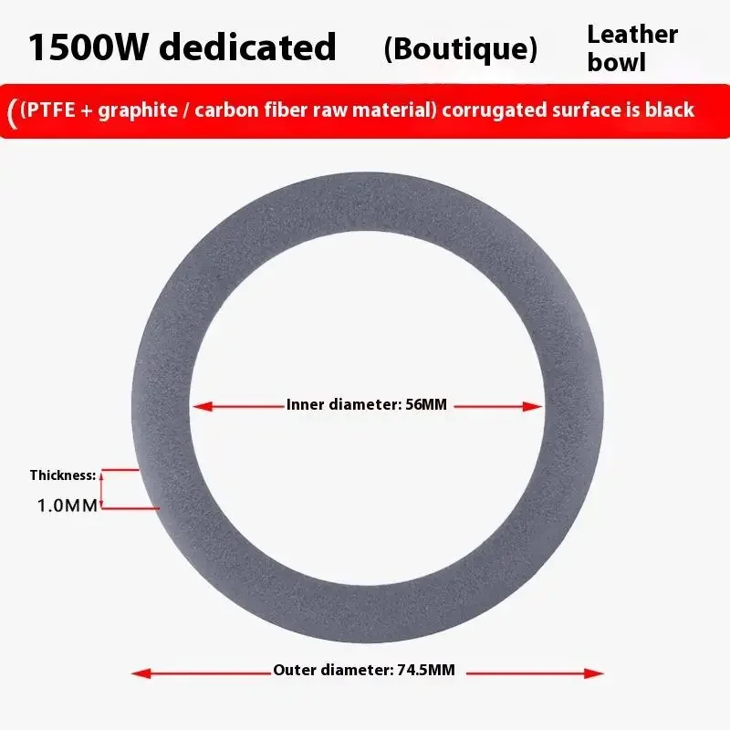 5Pcs/Pack 2025 New Air Compressor Parts Piston Bowl Rubber Ring Wear-resistant Nebulizer Ventilator Medical Air Pump Piston Ring